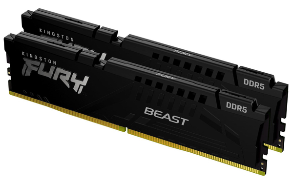 Fotoja e Memorie Kingston Fury Beast, DDR5, 32 GB, 6000 MHz, CL30, KF560C30BBEK2-32