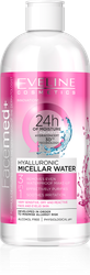 Fotoja e Ujë micellar Eveline FaceMed+ Hyaluronic, 3‑në‑1, 400 ml