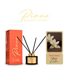 Fotoja e Aromë për dhoma Piano Reed Diffuser Dublin, vanilla, 150ml