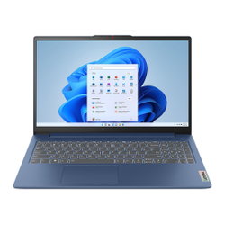 Fotoja e Laptop Lenovo IdeaPad Slim 3 15IRU8, Intel Core i3-1315U, 15.6", 8GB LPDDR5, 512GB SSD, Intel UHD Graphics, i kaltër