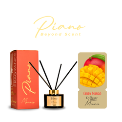 Fotoja e Aromë për dhoma Piano Reed Diffuser Monaco, candy mango, 150ml