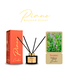Fotoja e Aromë për dhoma Piano Reed Diffuser London, patchouly, 150ml