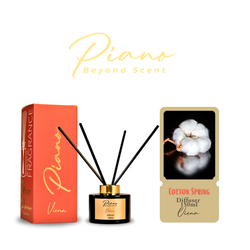 Fotoja e Aromë për dhoma Piano Reed Diffuser Viena, cotton spring, 150ml