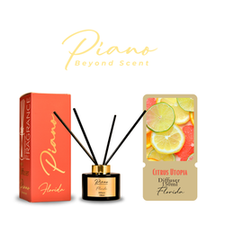 Fotoja e Aromë për dhoma Piano Reed Diffuser Florida, citrus utopia, 150ml
