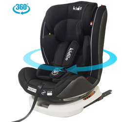 Fotoja e Ulëse për Veturë Kidilo - Isofix E zezë.