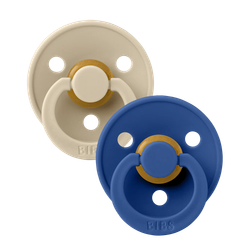 Fotoja e Biberon BIBS Colour Pacifier - 2 copë Vailla/Cornf lower / 0-6 Muaj