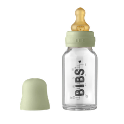 Fotoja e Shishe prej qelqi BIBS Bottle Set 110ml Gjelbërt