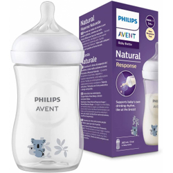 Fotoja e Shishe Philips Avent 260 ml Transparente + Koala