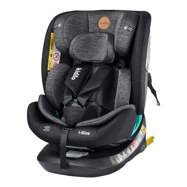 Fotoja e Ulëse për Veturë Kidilo - Isofix E zezë.
