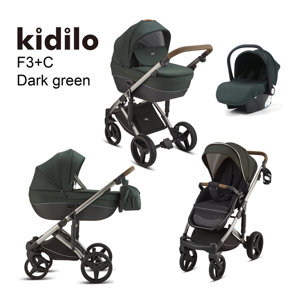 Fotoja e Karrocë Kidilo - Set 4në1 Gjelbërt.