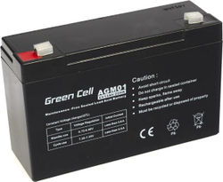Fotoja e Bateri Green Cell AGM, 6V, 12Ah