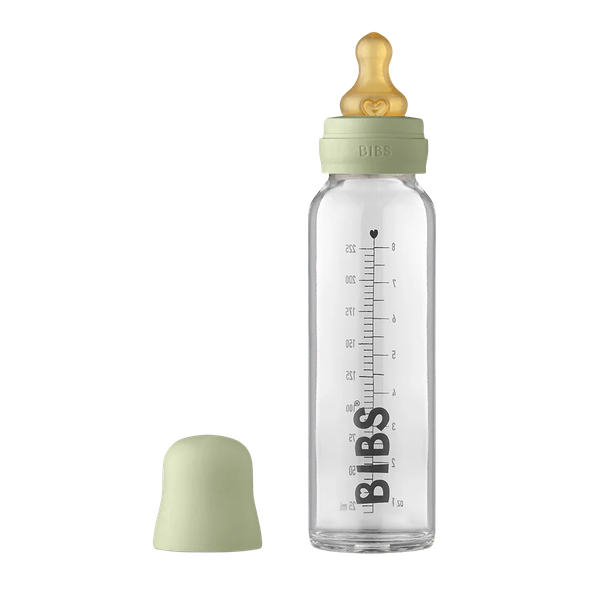 Fotoja e Shishe prej qelqi BIBS Bottle Set 225ml Green