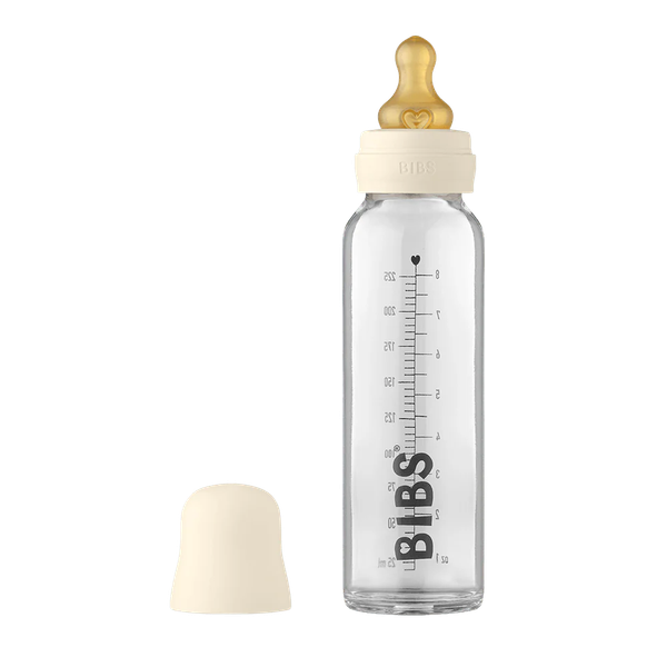 Fotoja e Shishe prej qelqi BIBS Bottle Set 225ml Bezhë