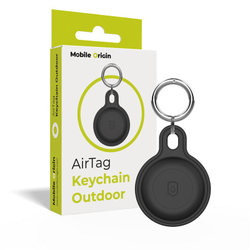 Fotoja e Mbajtëse Mobile Origin AirTag Outdoor KeyChain, e zezë