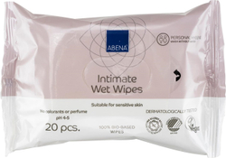 Fotoja e Letra të lagështa ABENA Intimate Wet Wipes, 20 copë