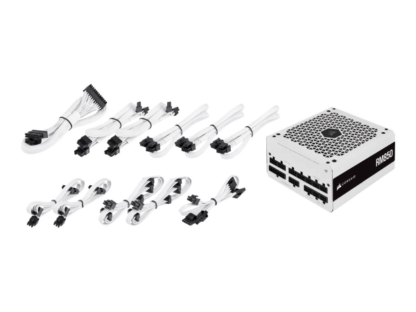 Fotoja e Furnizues i rrymës CORSAIR RM White Series RM850 - 850W - 80 PLUS Gold
