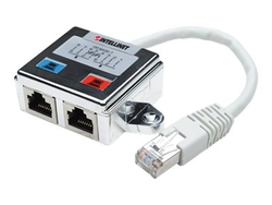 Fotoja e Intellinet 2-Port Modular Distributor, Cat5e, FTP, allows two RJ45 ports to share one Cat5e network cable