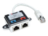 Fotoja e Intellinet 2-Port Modular Distributor, Cat5e, FTP, allows two RJ45 ports to share one Cat5e network cable, Picture 2