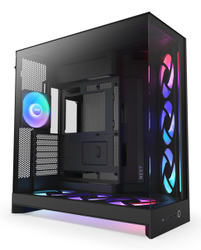 Fotoja e NZXT H9 Flow RGB+ (CM-H92FB-P1) – Kasë kompjuteri – ATX – e zezë