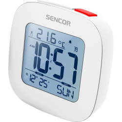 Fotoja e Orë Alarm SENCOR SDC 1200W,e Bardhë