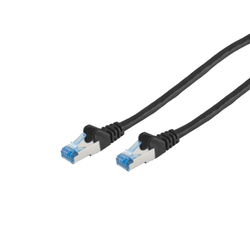 Fotoja e Patch cable CAT6a RJ45 S/FTP 0.5m Black