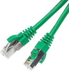 Fotoja e Patch cable CAT6a RJ45 S/FTP 1m Green