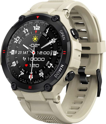 Fotoja e SmartWatch GARETT SPORT TACTIC BEIGE (Waterproof IP67, 1.28" Touch)