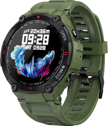 Fotoja e SmartWatch GARETT SPORT TACTIC GREEN (Waterproof IP67, 1.28" Touch)