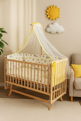 Fotoja e Shtrat për fëmijë Baby Center Melandi DE15, 120x60, kafe