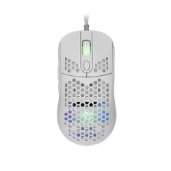 Fotoja e Maus Gaming White Shark, Galahad, GM-5007, 6.400DPI, RGB, i bardhë