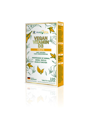 Fotoja e Suplemente Pharmavital Vegan Vitamin D3, 120 Tableta