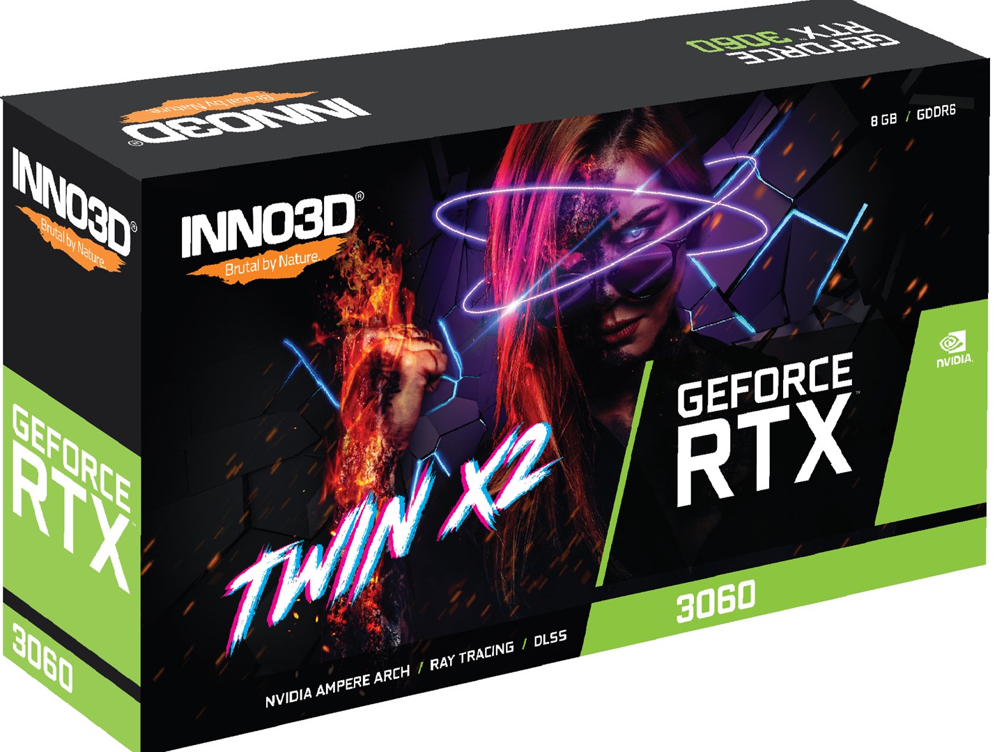 Kartë grafike Inno3D NVIDIA GeForce RTX 3060, 8 GB GDDR6