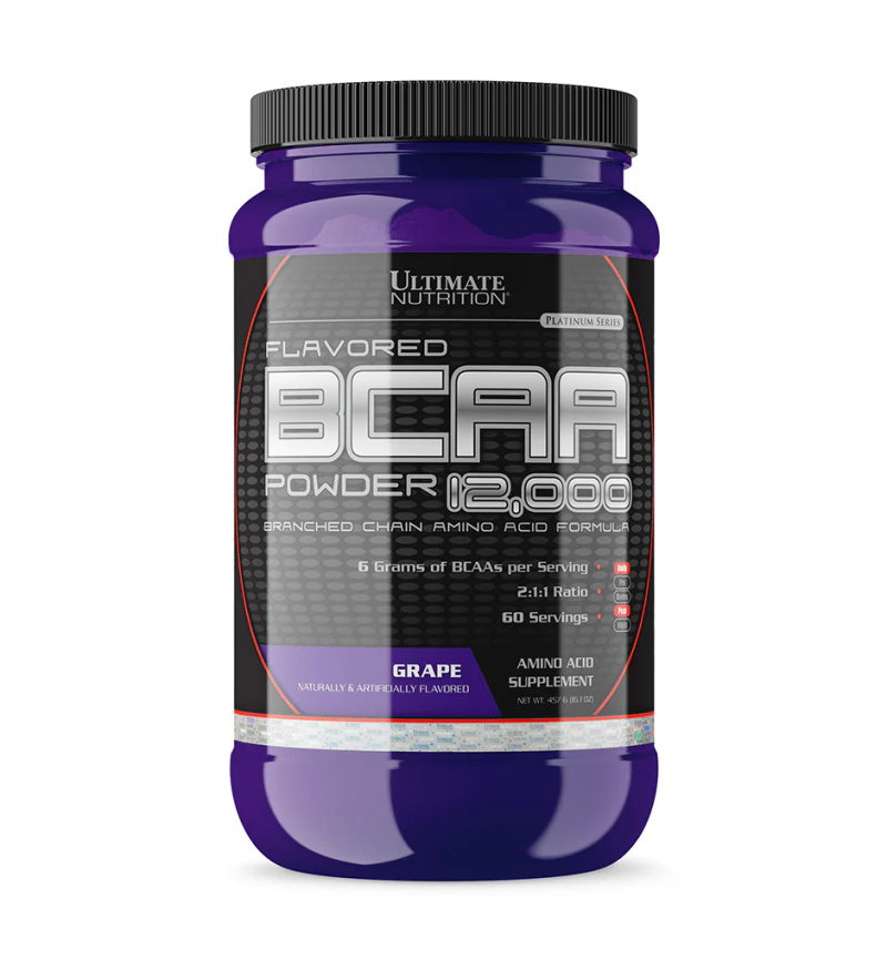 Aminoacide Ultimate Nutrition BCAA Powder, 12000 60 serv, 457g, Grape
