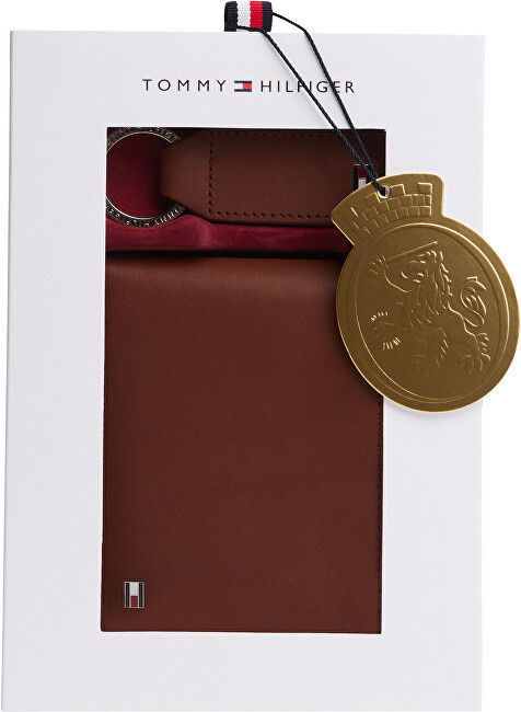 Kuletë + varëse çelësash Tommy Hilfiger, Kafe