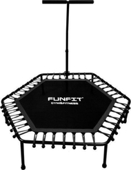 Trampolinë fitnesi FUNFIT, 130 cm, e zezë Trampolinë fitnesi FUNFIT, 130 cm, e zezë