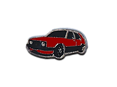 Pin Rezniqi – Golf 2, metalik me të kuqe dhe të zezë