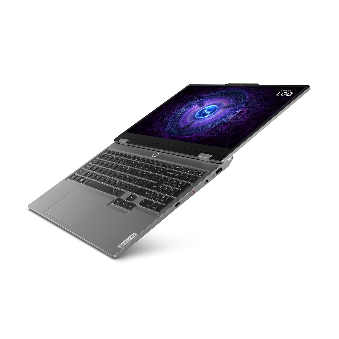 Laptop Lenovo LOQ 15IAX9, 15.6", Intel Core i5-12450HX,16 GB DDR5-SDRAM, 512 GB SSD, NVIDIA GeForce RTX 3050, i hirtë + çantë shpine