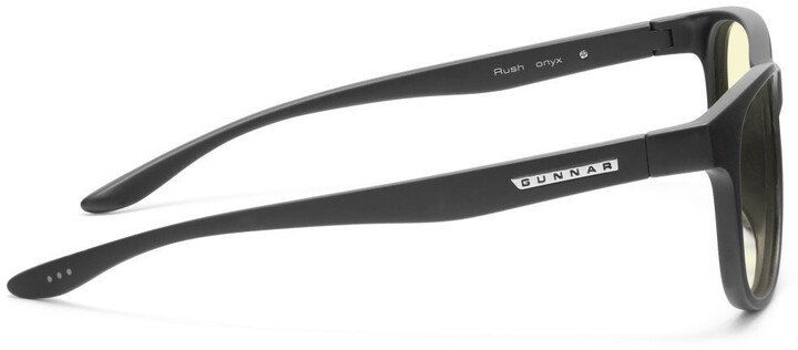 Syze loje Gunnar Rush, Onyx, Natural Focus, lente amber