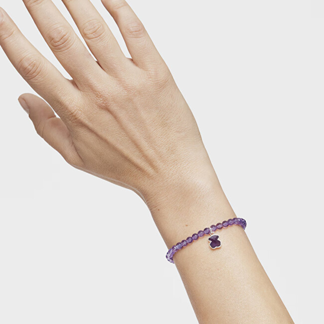 Tous Icon Color нараквица со аметист мушка