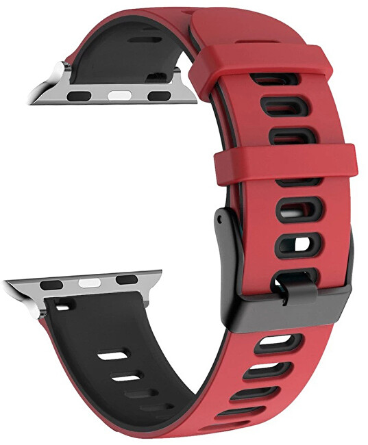 Rrip silikoni 4wrist për Apple Watch 38/40/41 mm, i kuq