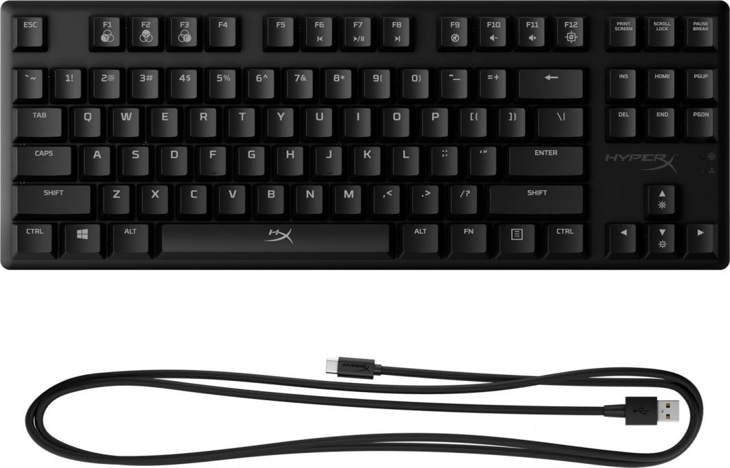 Tastierë HyperX Alloy Origins CORE HyperX Aqua, US, e zezë