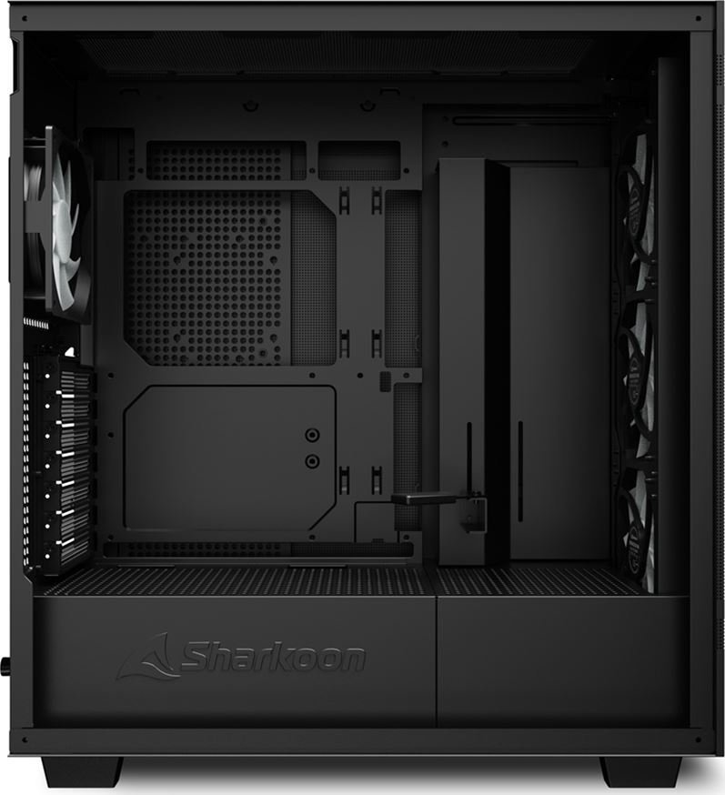 Kasë Sharkoon Rebel C50 ARGB, e zezë, Midi Tower
