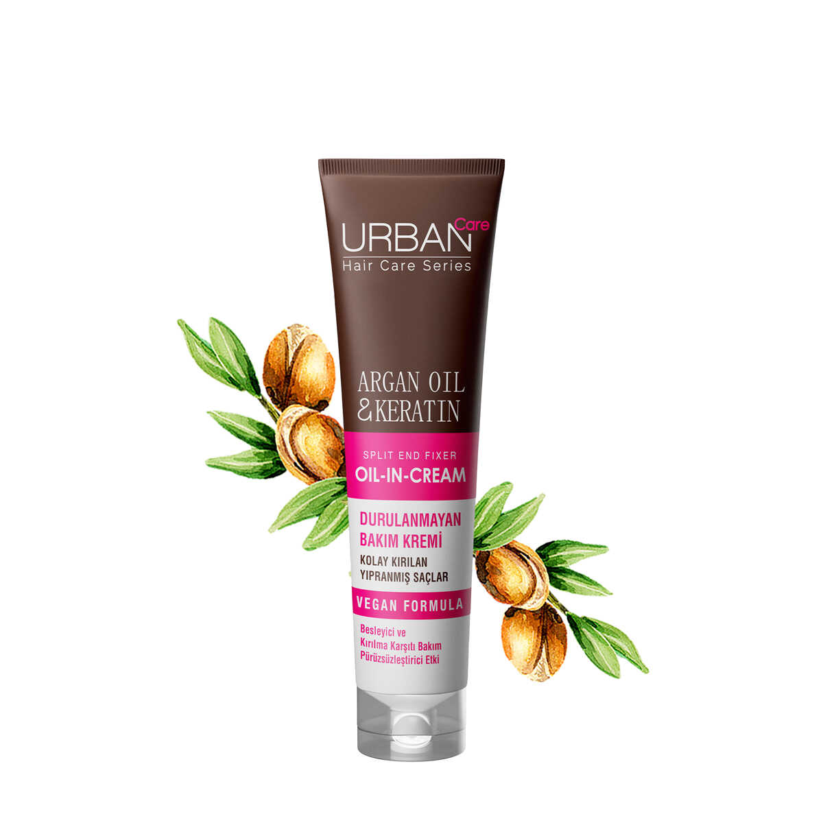 Krem për flokë Urban Care Oil In Cream Argan Oil & Keratin, 150 ml