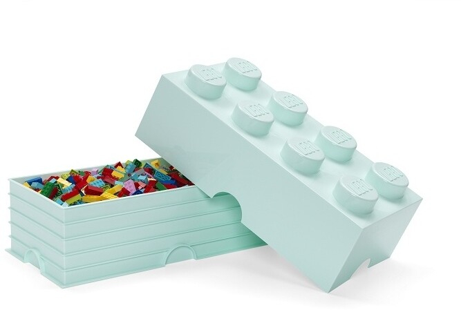 Kuti ruajtje e madhe LEGO, aqua