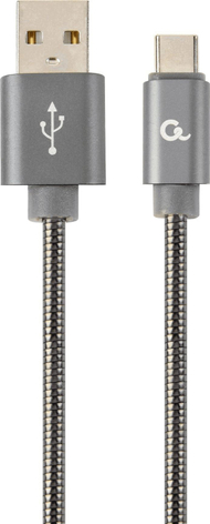 Kabllo Gembird USB-A - USB-C, 2m, e hirtë Kabllo Gembird USB-A - USB-C, 2m, e hirtë