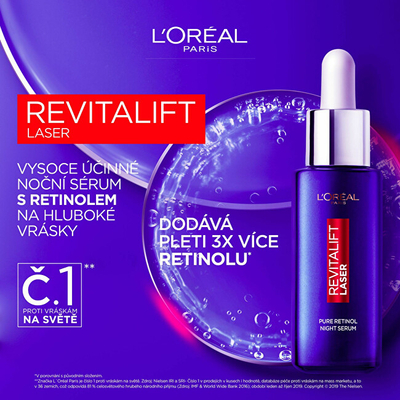 Serum nate L´Oréal Paris Revitalift Laser X3 Retinol, 30 ml