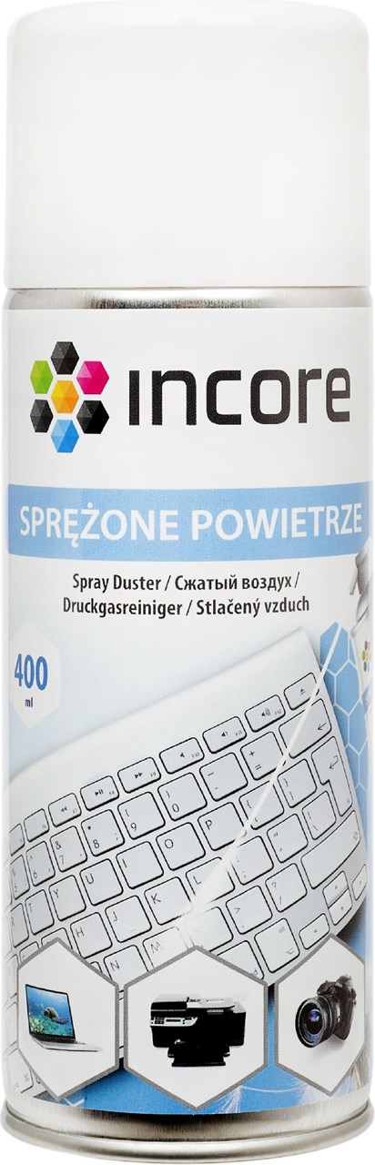 Ajër i kompresuar për largimin e pluhurit Incore, 400 ml