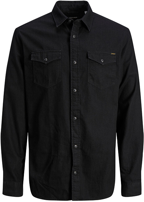 Këmishë Jack&Jones JJESHERIDAN Slim Fit 12138115 Black Denim