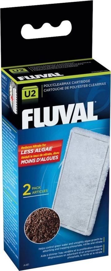 Fishek për filtrim të akuariumit Fluval U2 Clearmax, 2 copë