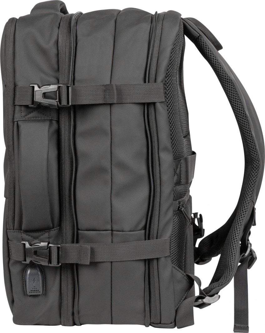 Çantë shpine për laptop Natec CAMEL PRO, 17.3", e zezë